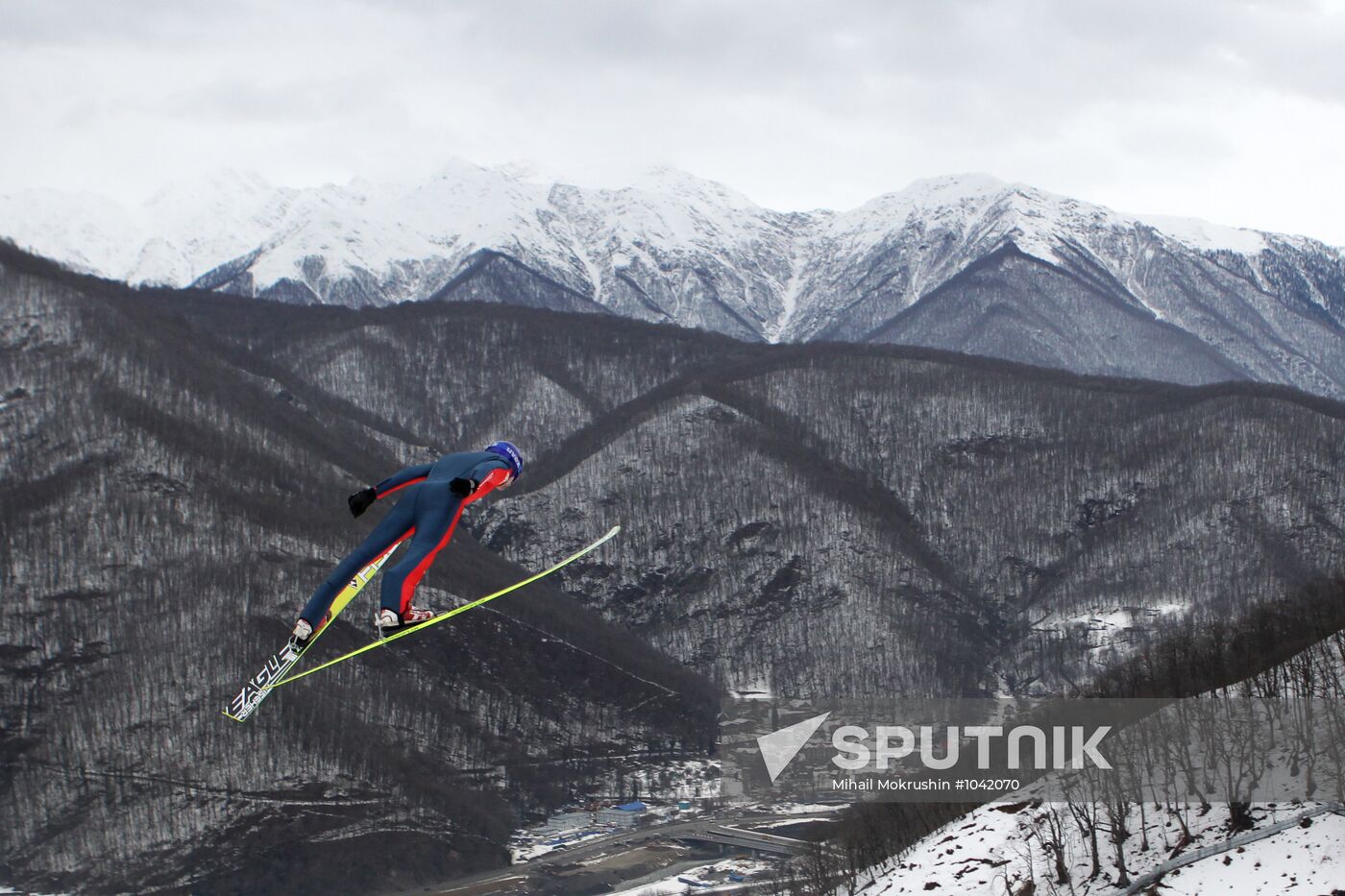 Russkiye Gorki springboard complex in Krasnaya Polyana opened