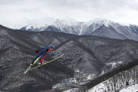 Russkiye Gorki springboard complex in Krasnaya Polyana opened