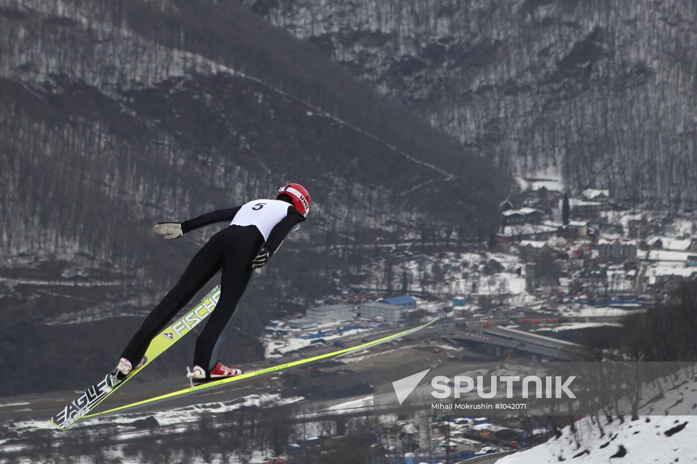 Russkiye Gorki springboard complex in Krasnaya Polyana opened