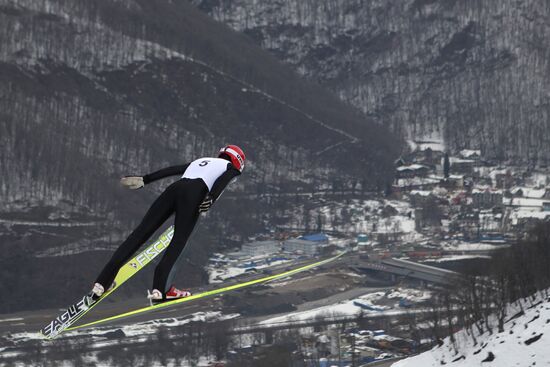 Russkiye Gorki springboard complex in Krasnaya Polyana opened