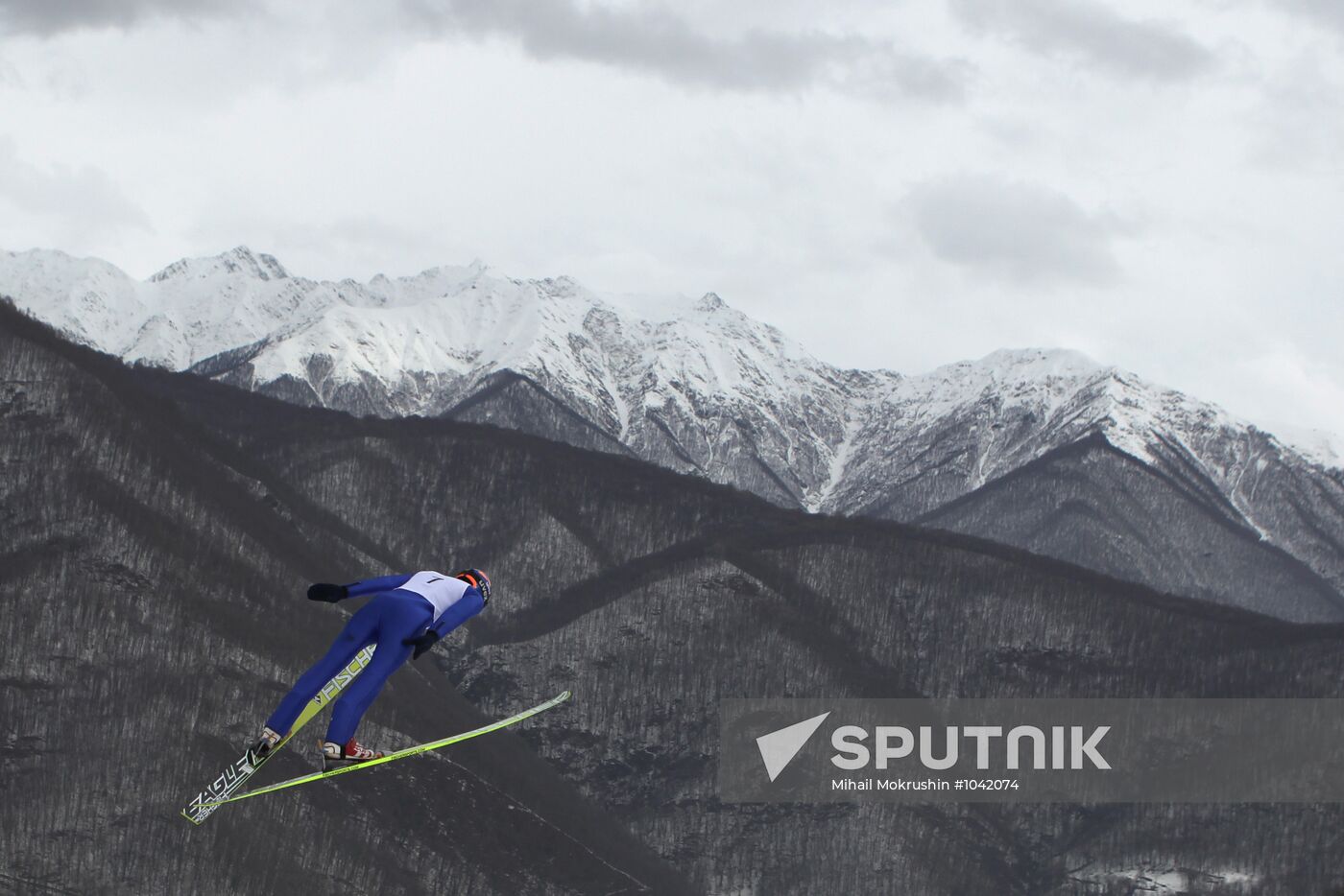 Opening of ski jumping complex Russian Hills in Krasnaya Polyana