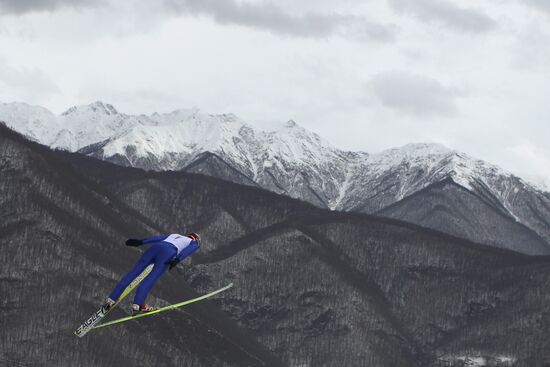 Opening of ski jumping complex Russian Hills in Krasnaya Polyana