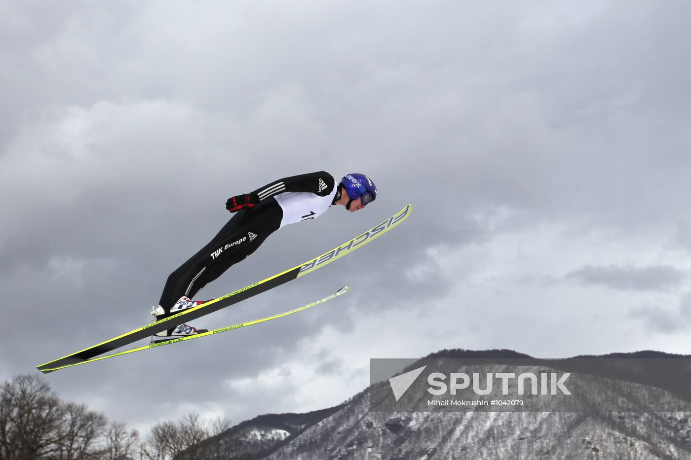 Opening of ski jumping complex Russian Hills in Krasnaya Polyana