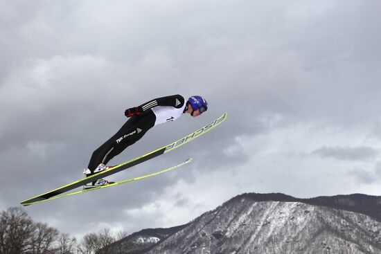 Opening of ski jumping complex Russian Hills in Krasnaya Polyana