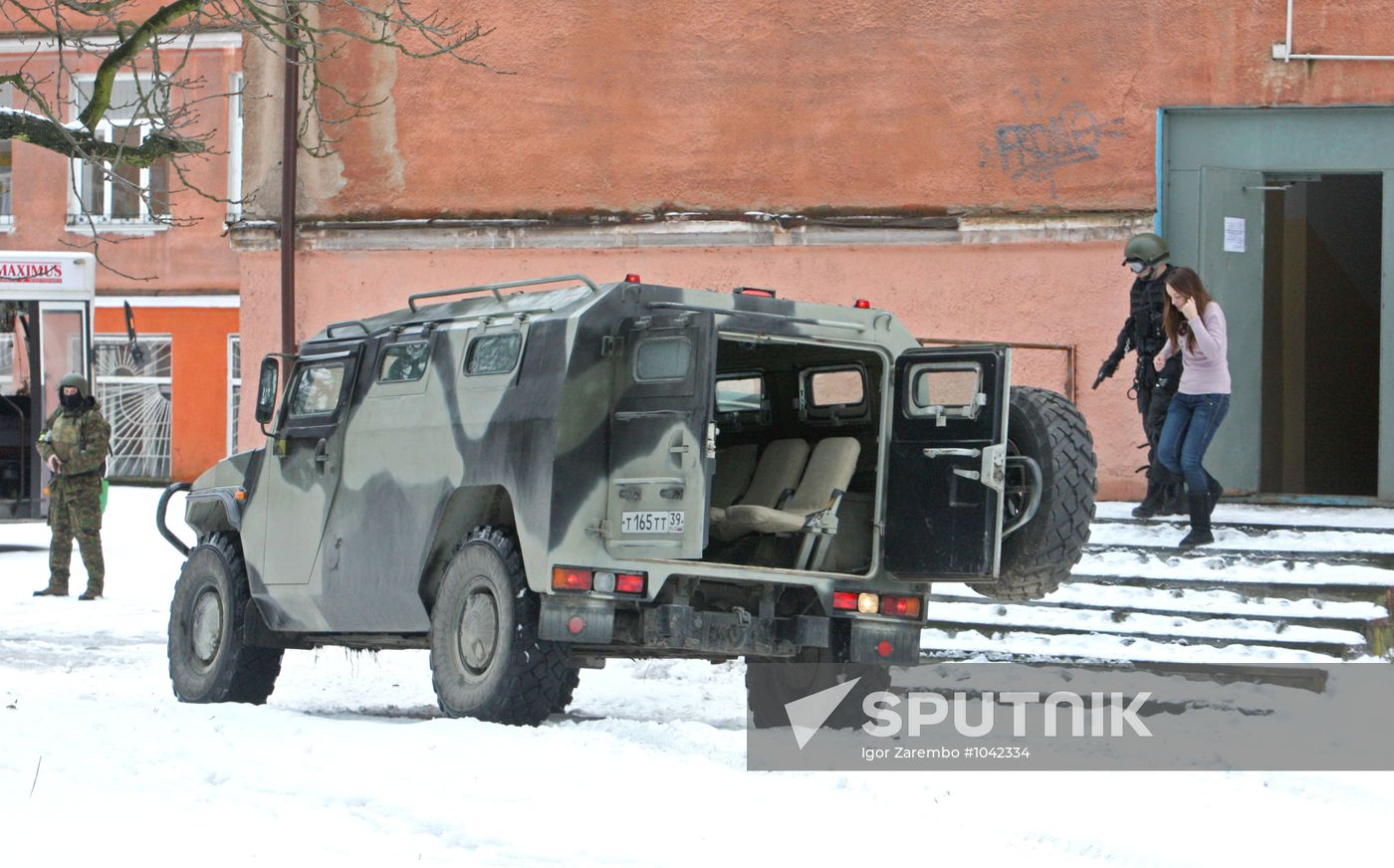 Anti-terrorism exercises of FSB special forces and Russian MVD