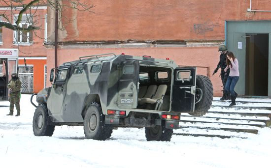 Anti-terrorism exercises of FSB special forces and Russian MVD