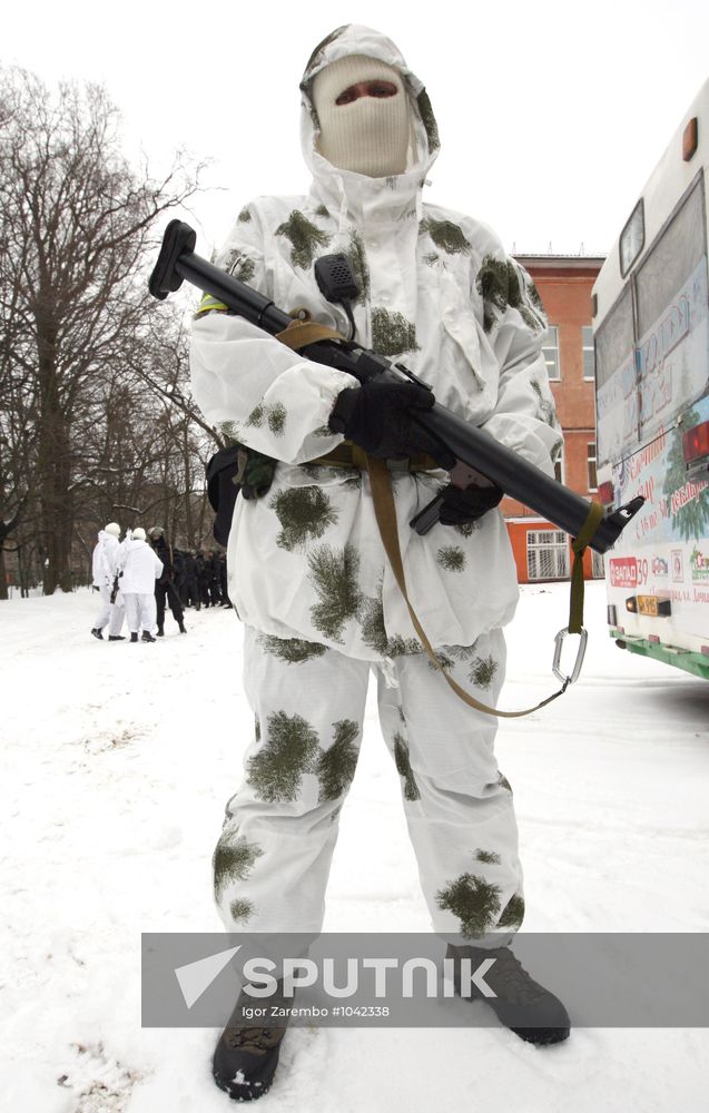 Anti-terrorism exercises of FSB special forces and Russian MVD