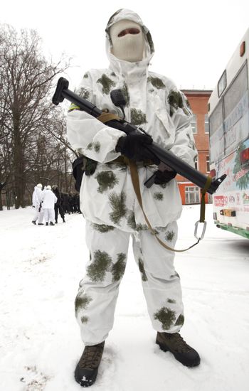 Anti-terrorism exercises of FSB special forces and Russian MVD