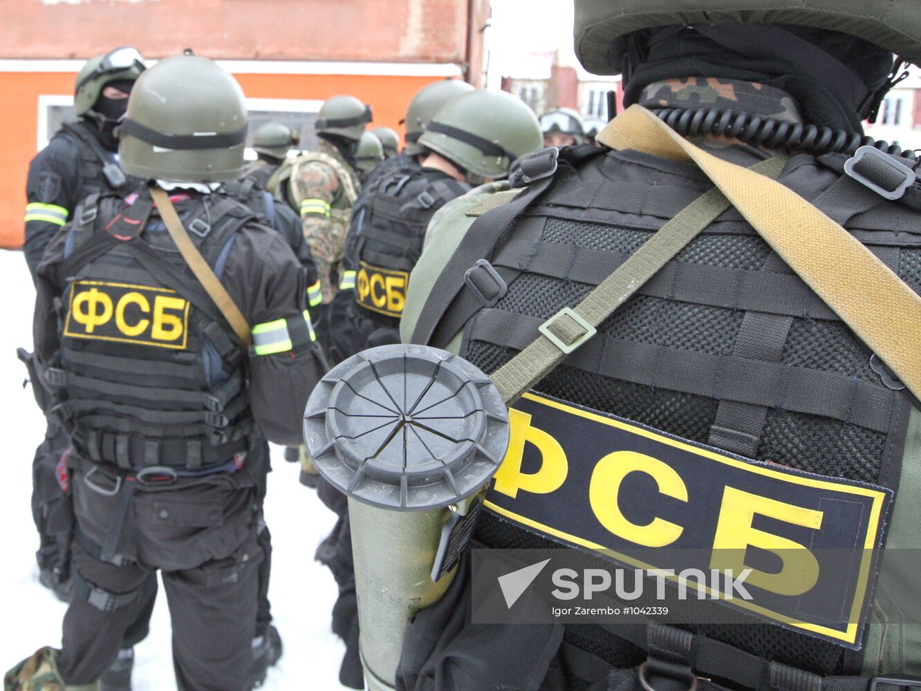 Anti-terrorism exercises of FSB special forces and Russian MVD