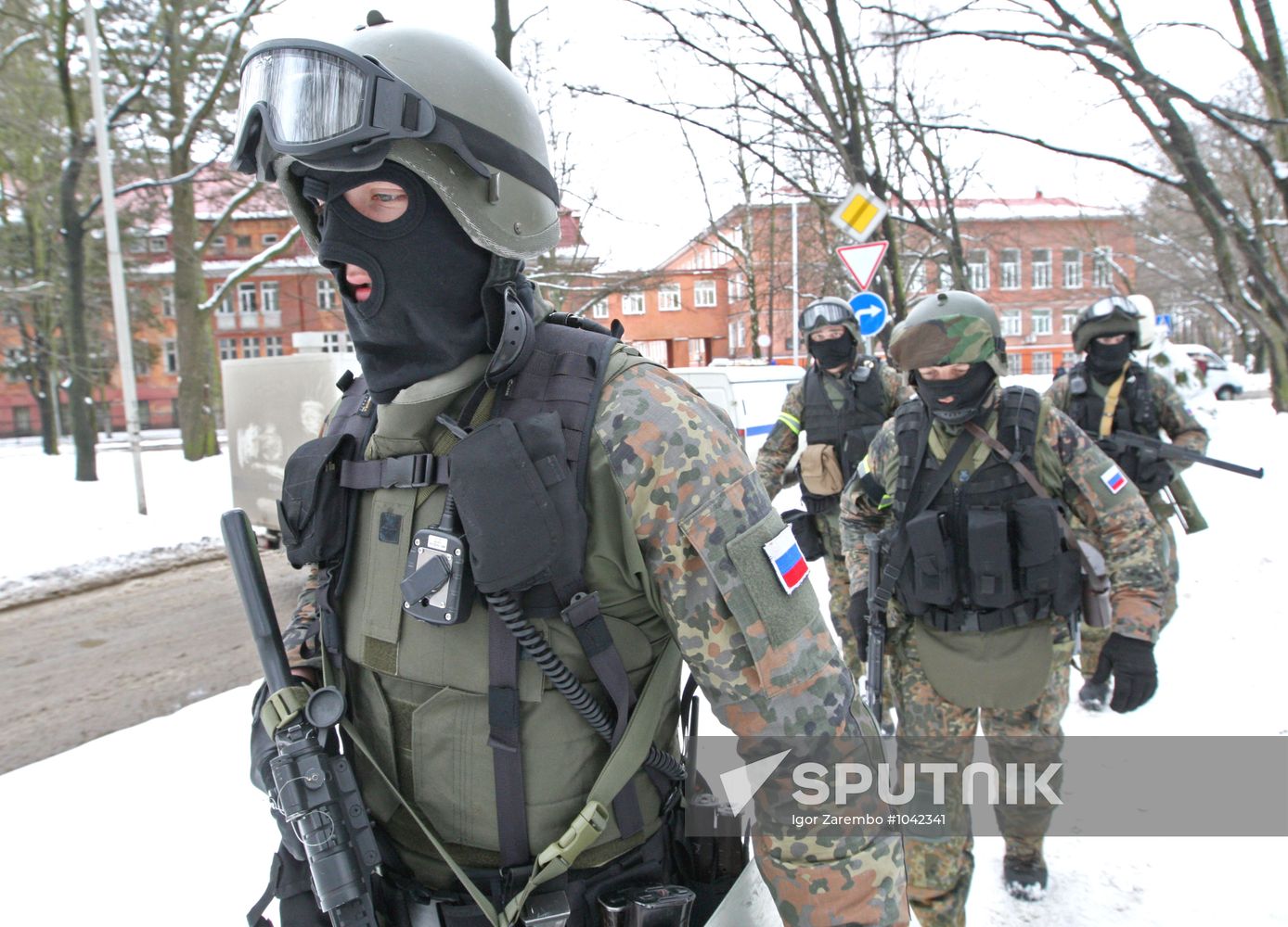 Anti-terrorism exercises of FSB special forces and Russian MVD