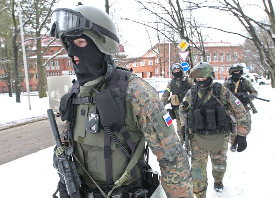 Anti-terrorism exercises of FSB special forces and Russian MVD