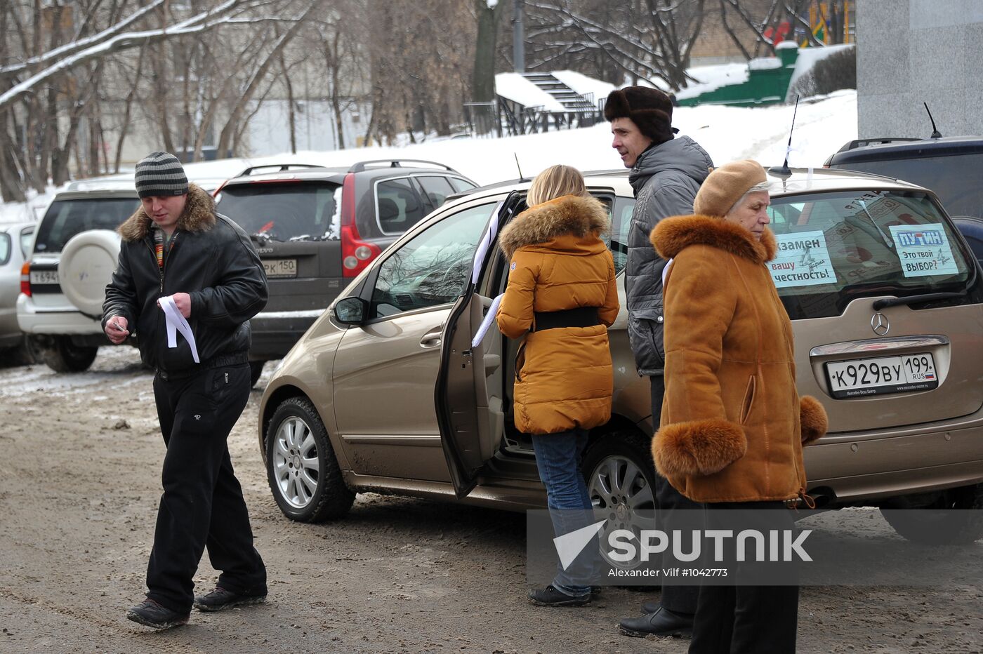 White Street Motor Rally in Moscow's Garden Ring