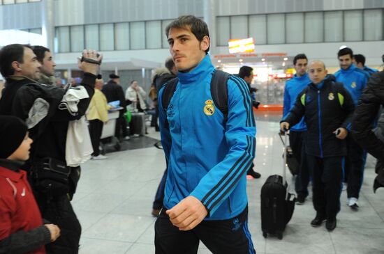 Real Madrid players in Moscow