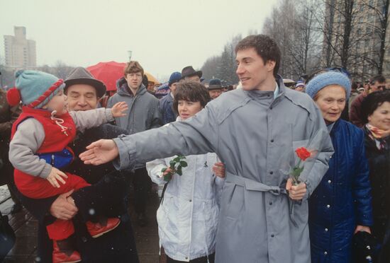 Cosmonaut Sergei Krikalev