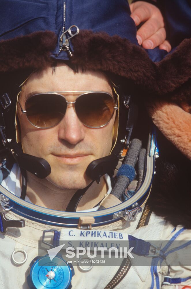 Russian cosmonaut Sergei Krikalev