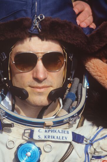 Russian cosmonaut Sergei Krikalev