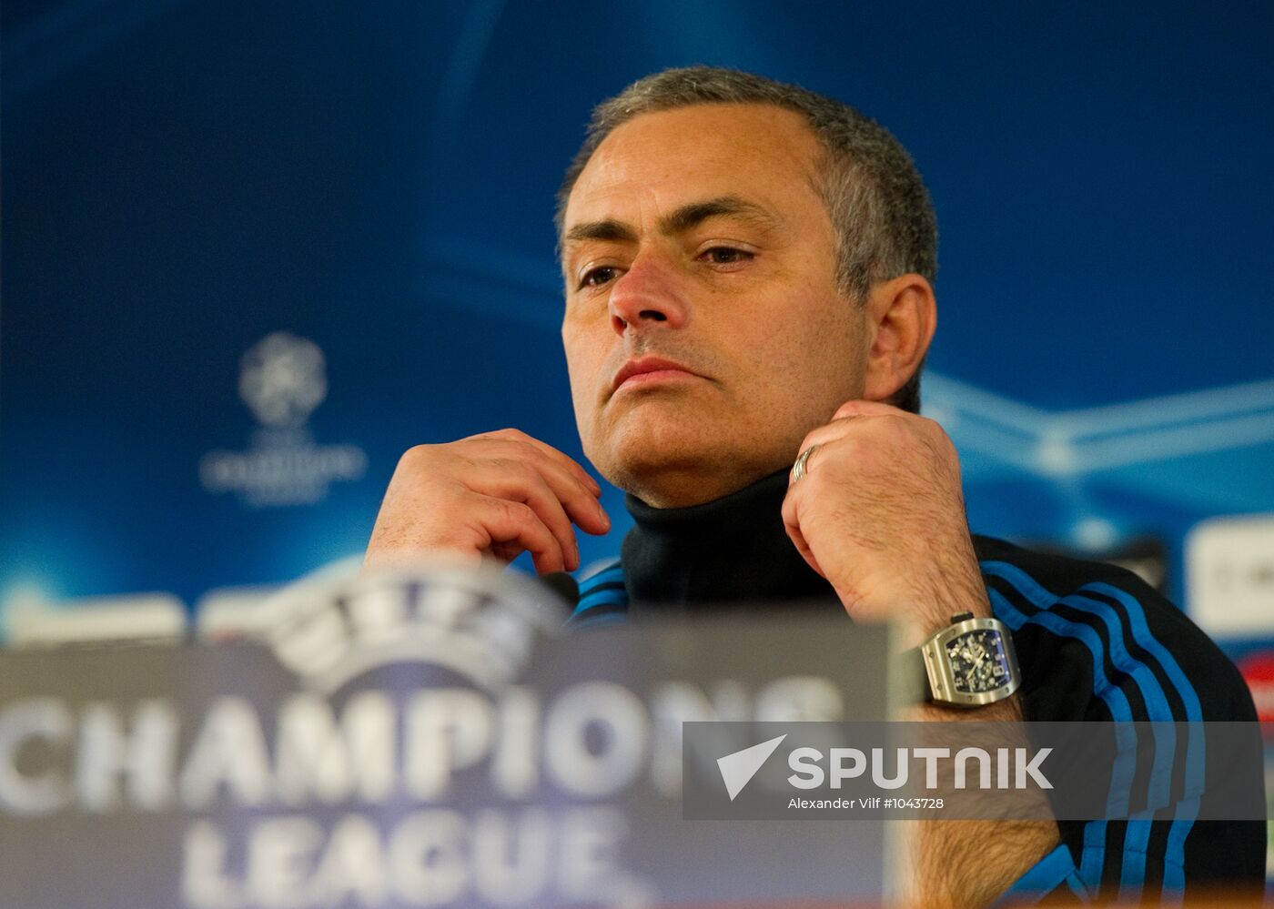 UEFA Champions League. Real Madrid holds training session