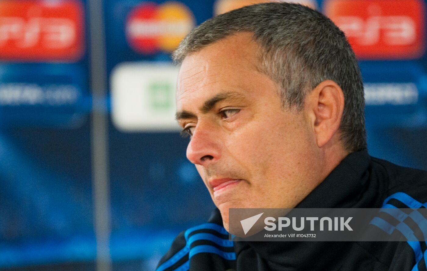 UEFA Champions League. Real Madrid holds training session