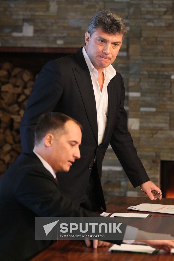 Dmitry Medvedev meets with leaders of unregistered parties