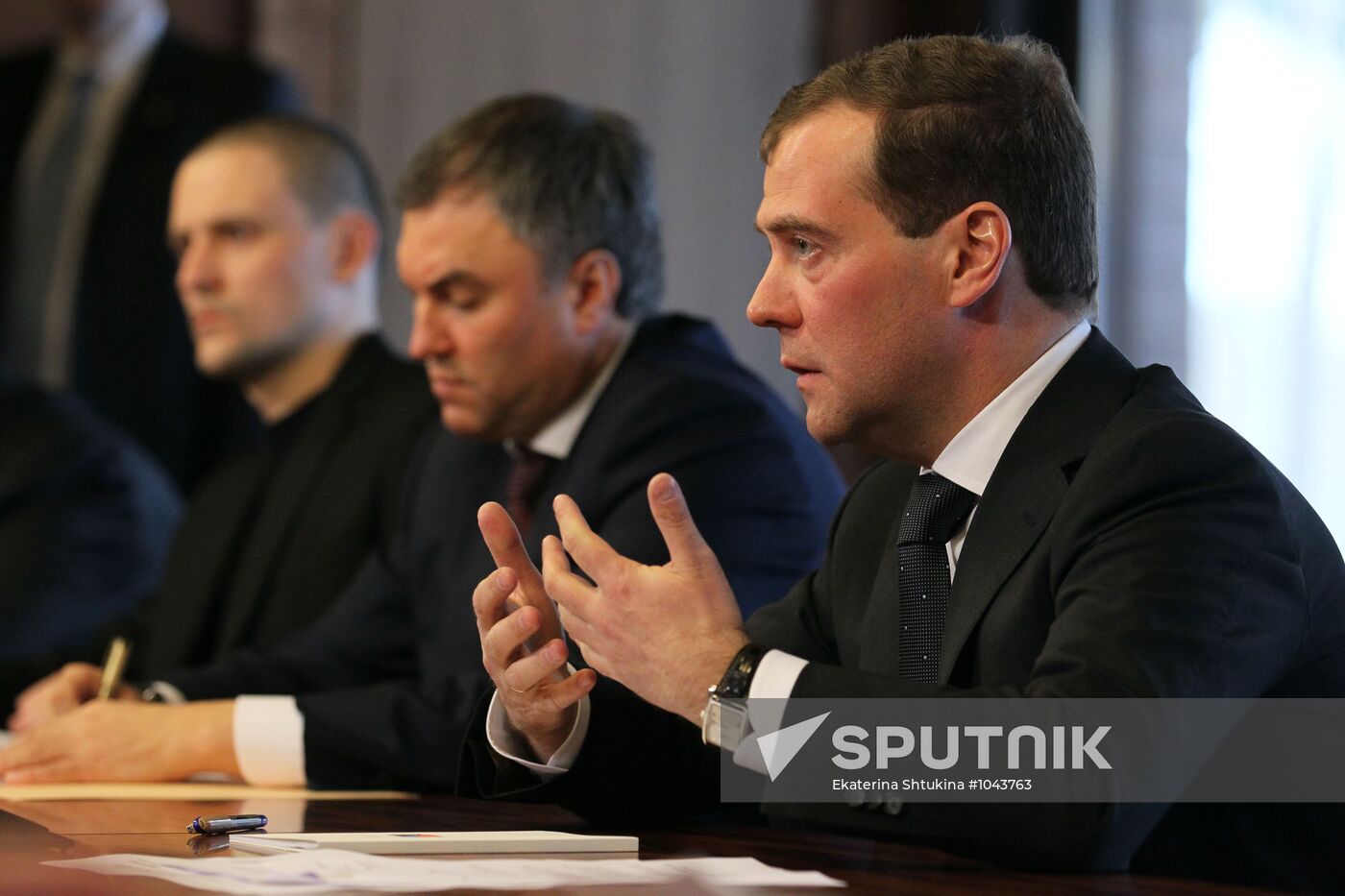 Dmitry Medvedev meets with leaders of non-registered parties