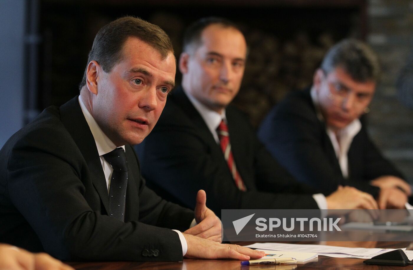 Dmitry Medvedev meets with leaders of non-registered parties