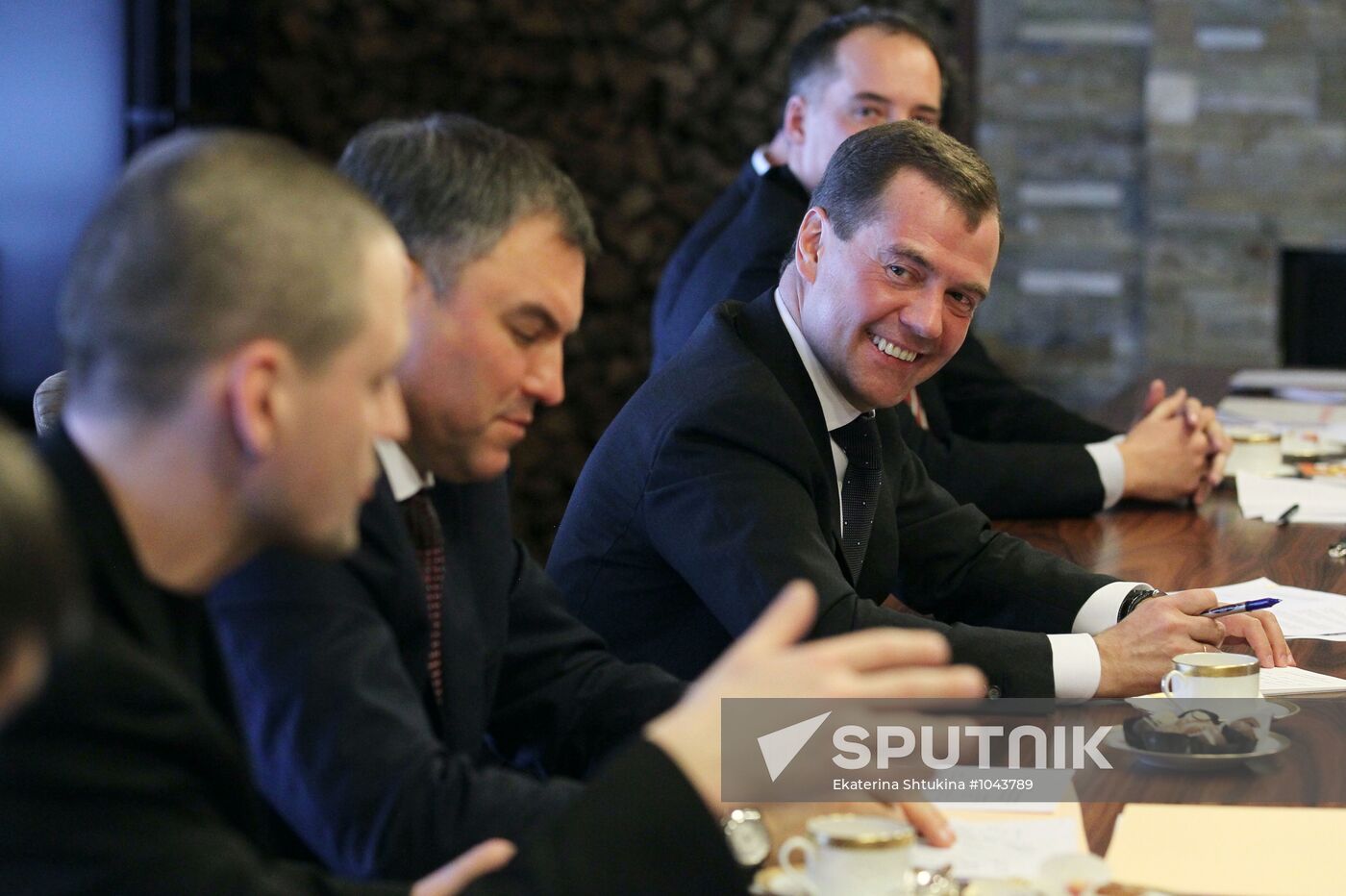 Dmitry Medvedev meets with leaders of non-registered parties