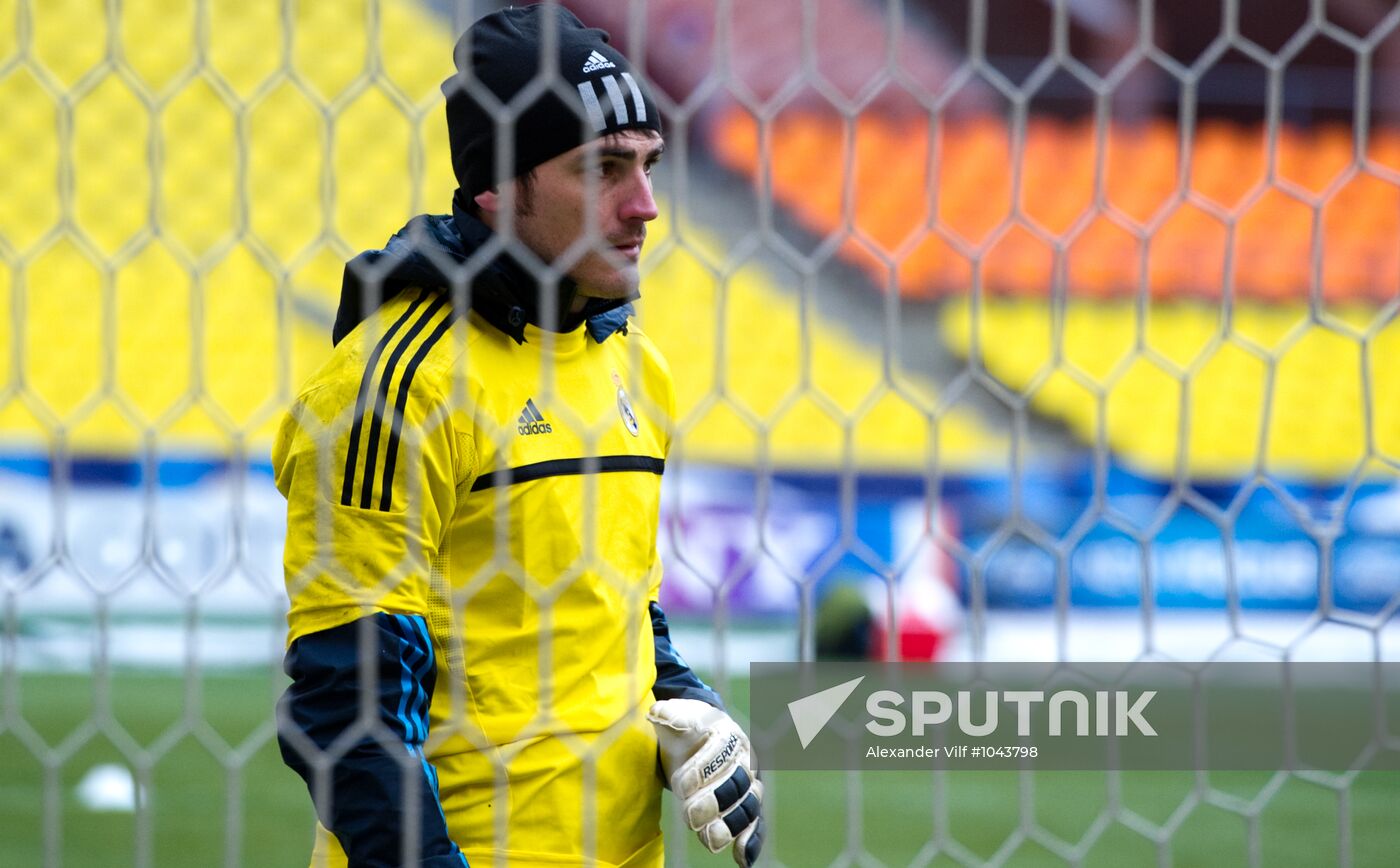 UEFA Champions League. Real Madrid holds training session