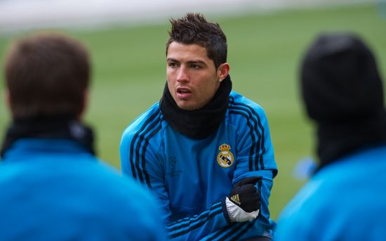 UEFA Champions League. Real Madrid holds training session