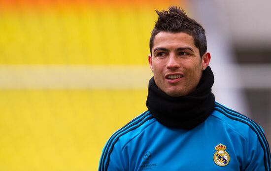 UEFA Champions League. Real Madrid holds training session