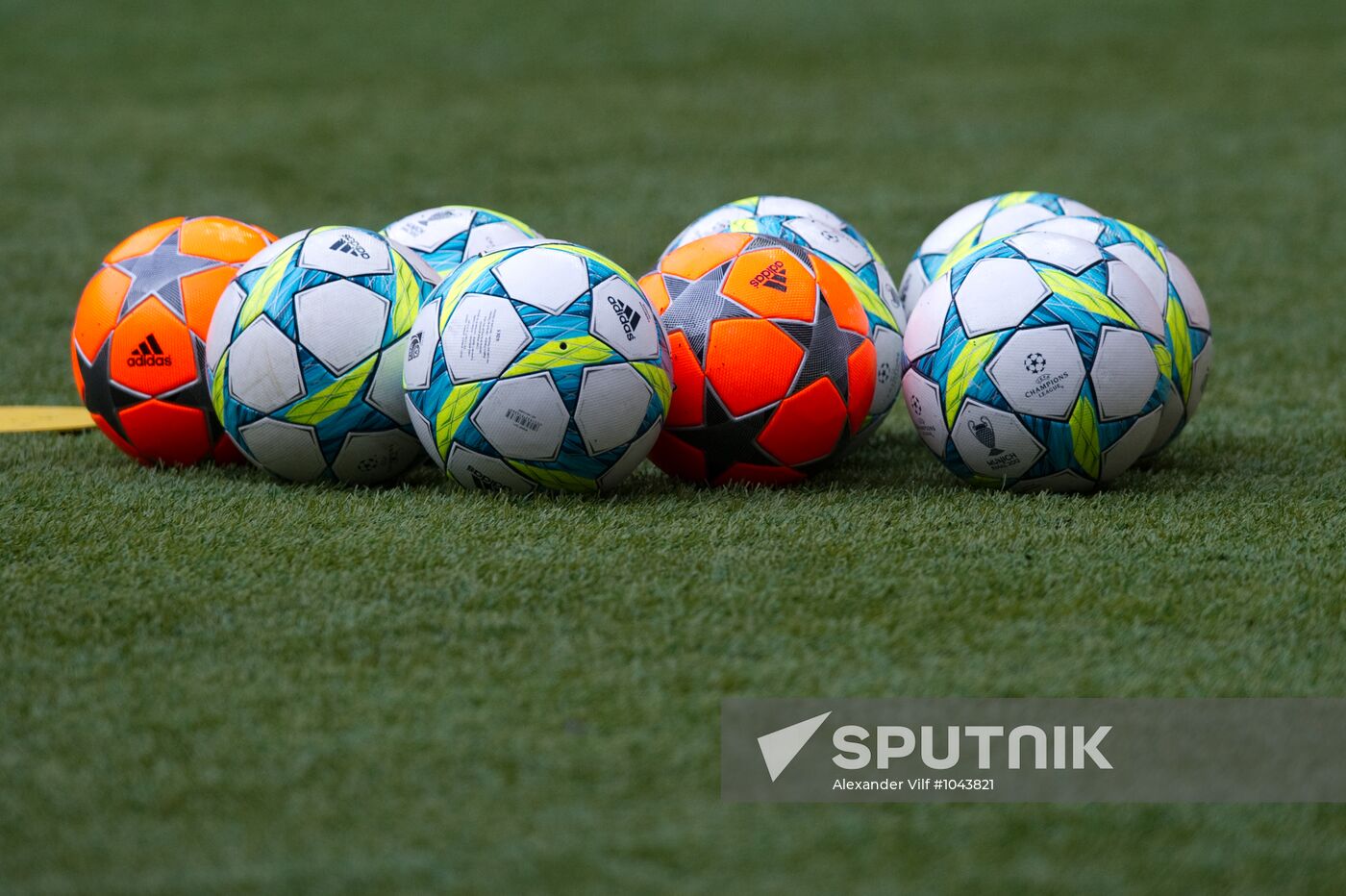 UEFA Champions League. Real Madrid holds training session