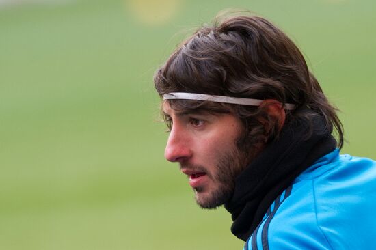 UEFA Champions League. Real Madrid holds training session