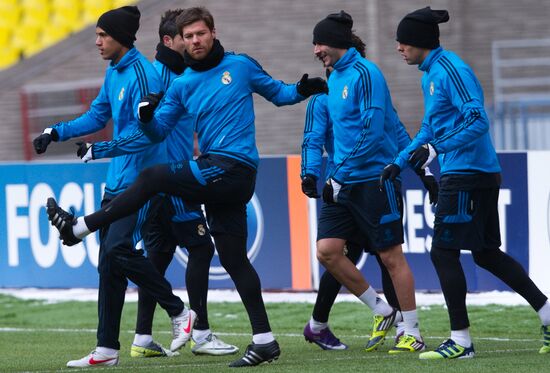 UEFA Champions League. Real Madrid holds training session