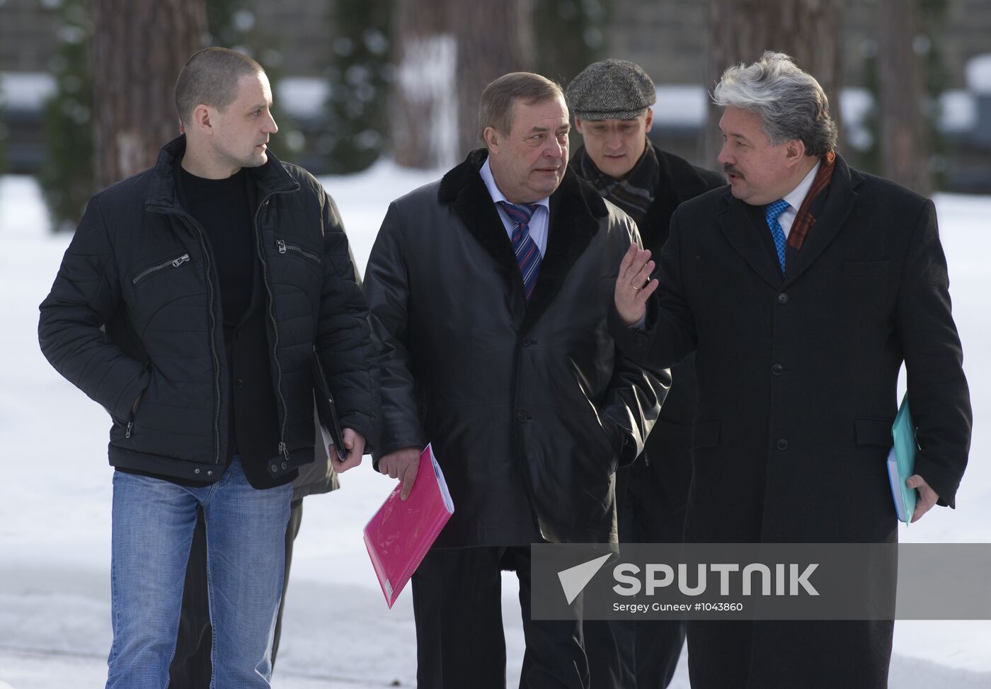 Sergei Udaltsov, Gennady Seleznyov and Sergei Baburin