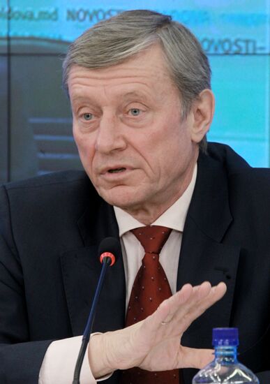 CSTO Secretary General Nikolai Bordyuzha holds news conference