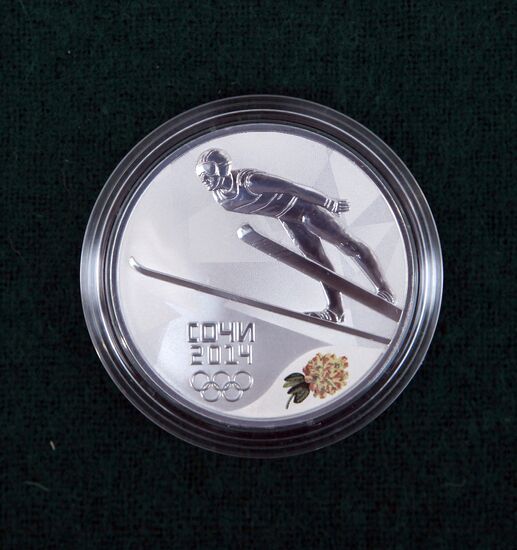 Presentation of Second Series Sochi 2014 coins in St.Petersburg