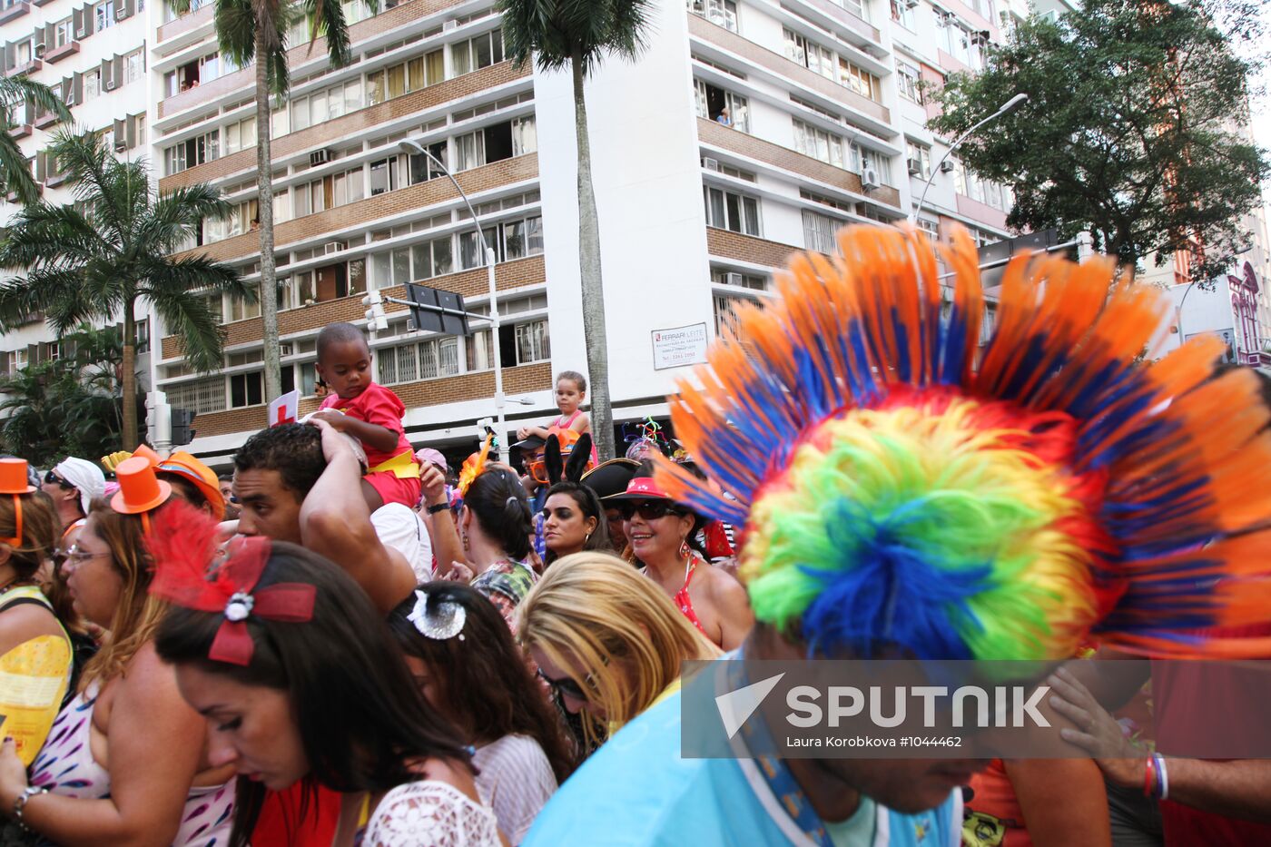 Carnival parade in Rio de Janeiro