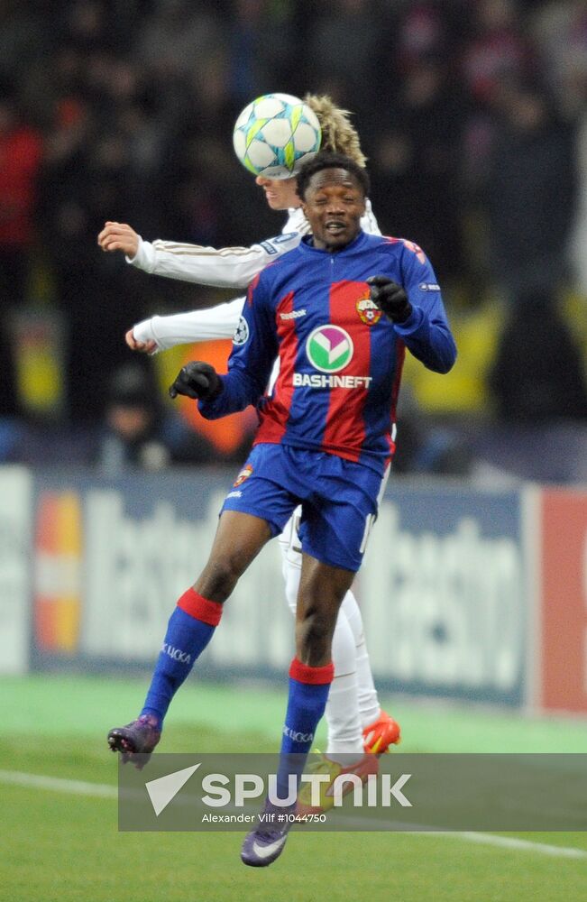 Football. Champions League. CSKA vs. Real