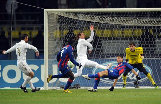 Football. Champions League. CSKA vs. Real
