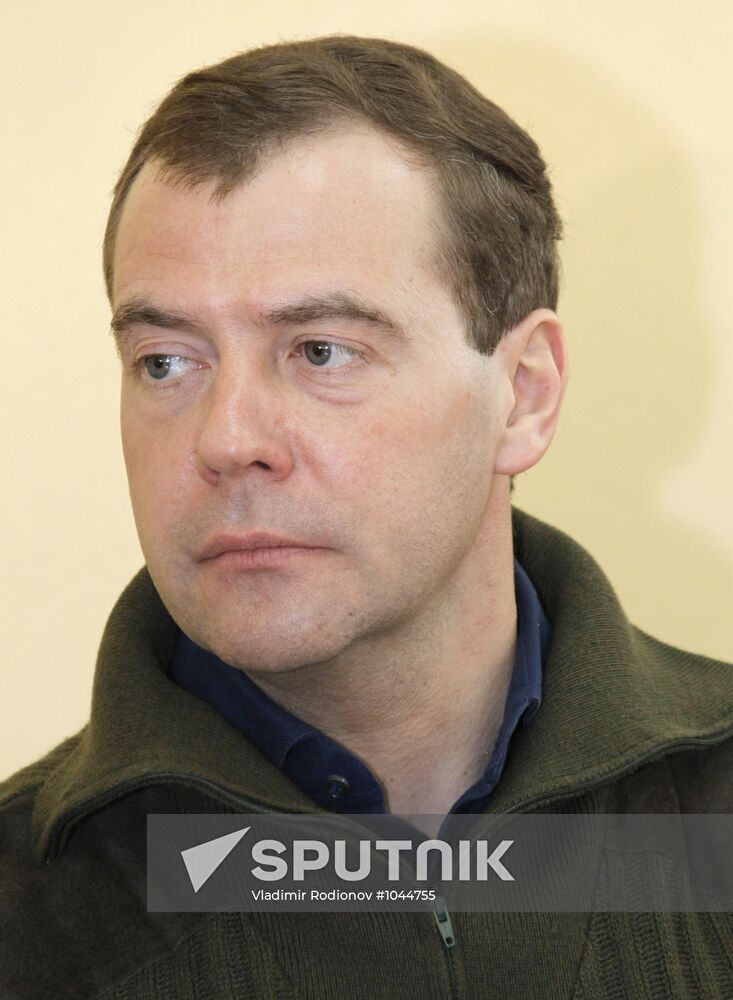 Dmitri Medvedev visits Saratov Region