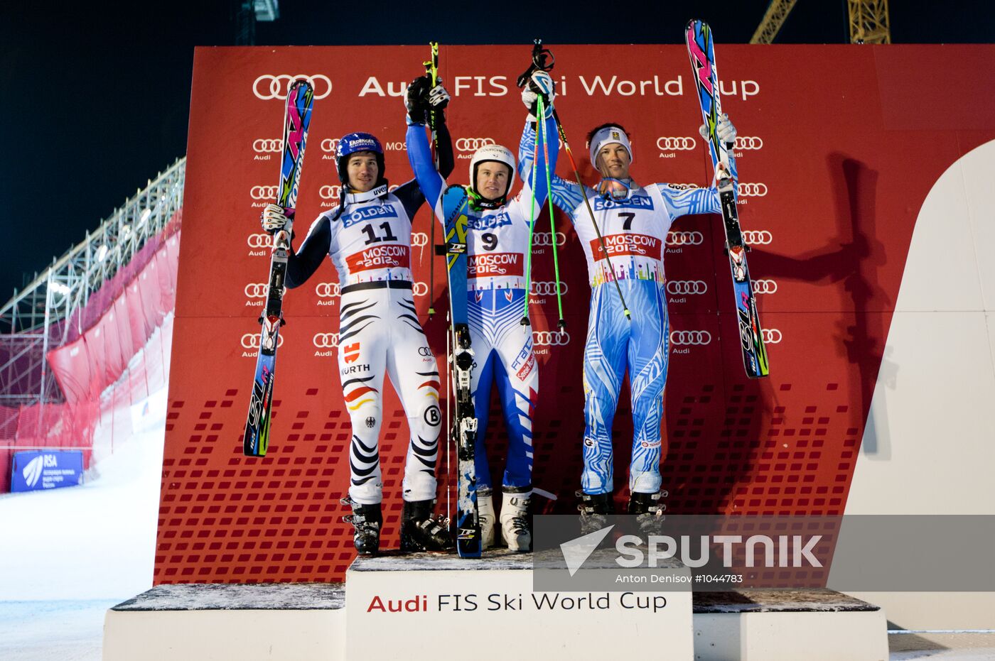 Skiing World Cup. Parallel slalom