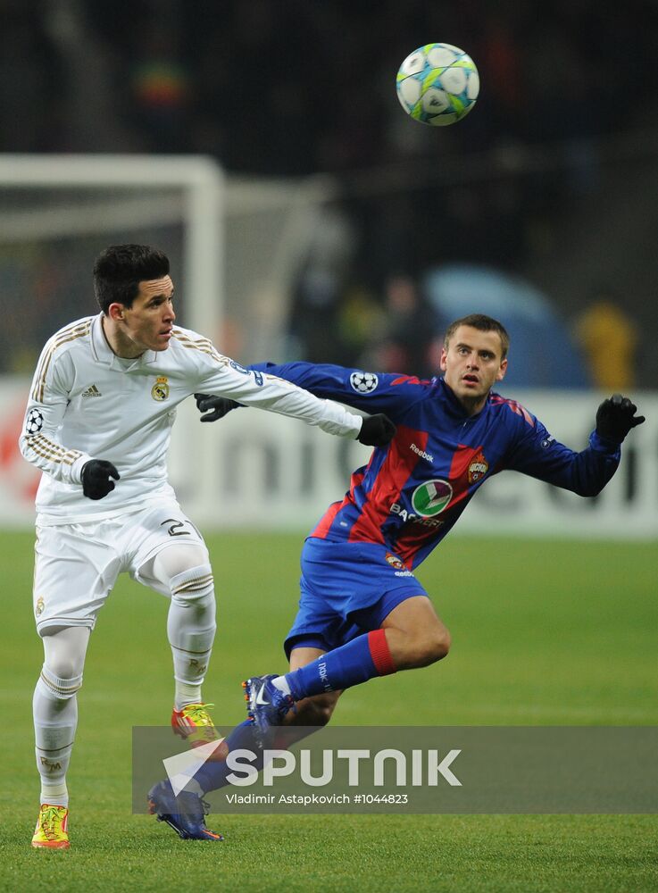Football. Champions League. CSKA vs. Real