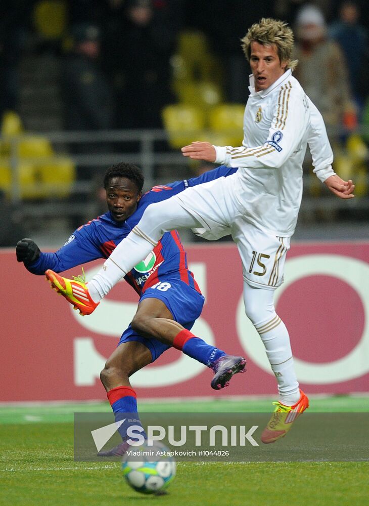 Football. Champions League. CSKA vs. Real