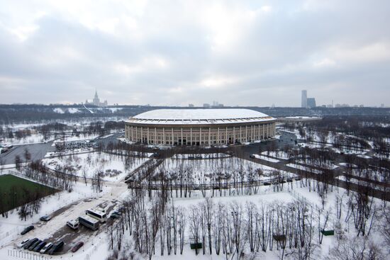 Luzhniki sports complex in Moscow