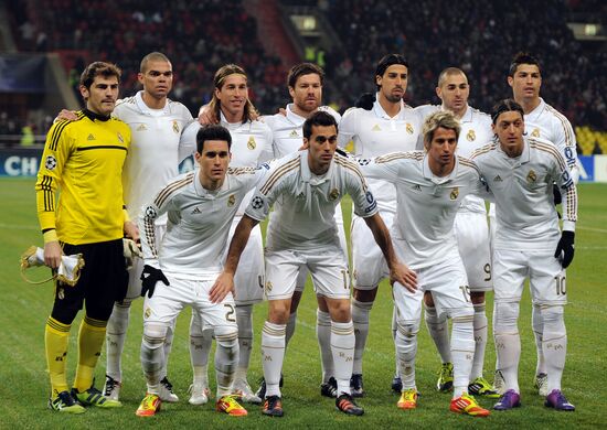 Football Champions League. CSKA Moscow vs. Real Madrid