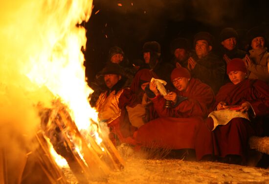 Lunar New Year celebrations in Republic of Tuva