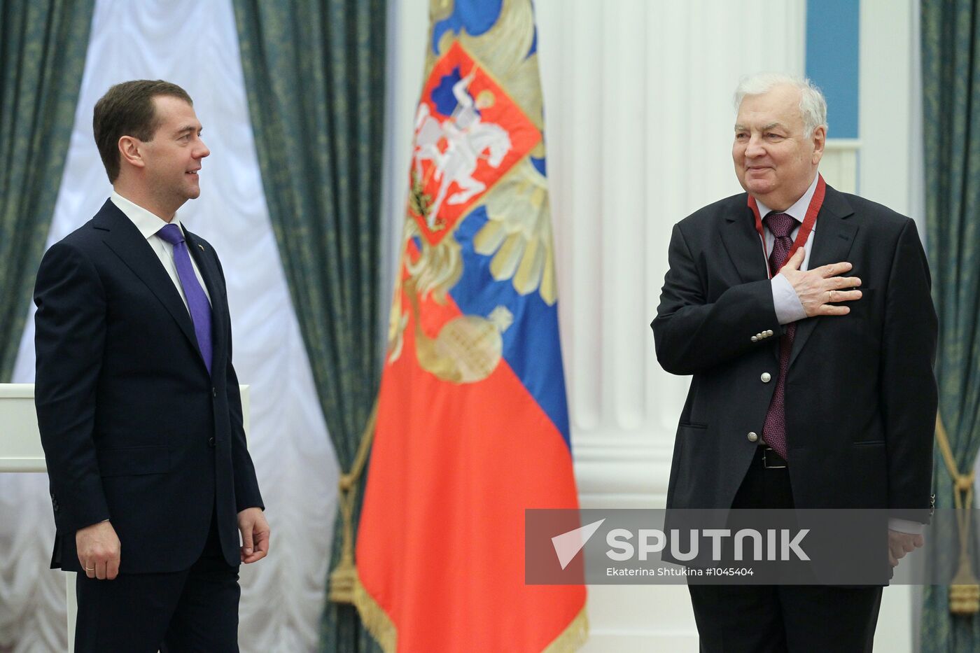 Dmitry Medvedev presents state awards in Kremlin