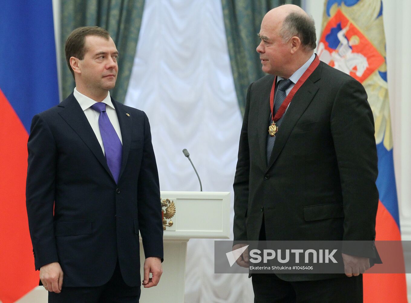 Dmitry Medvedev presents state awards in Kremlin