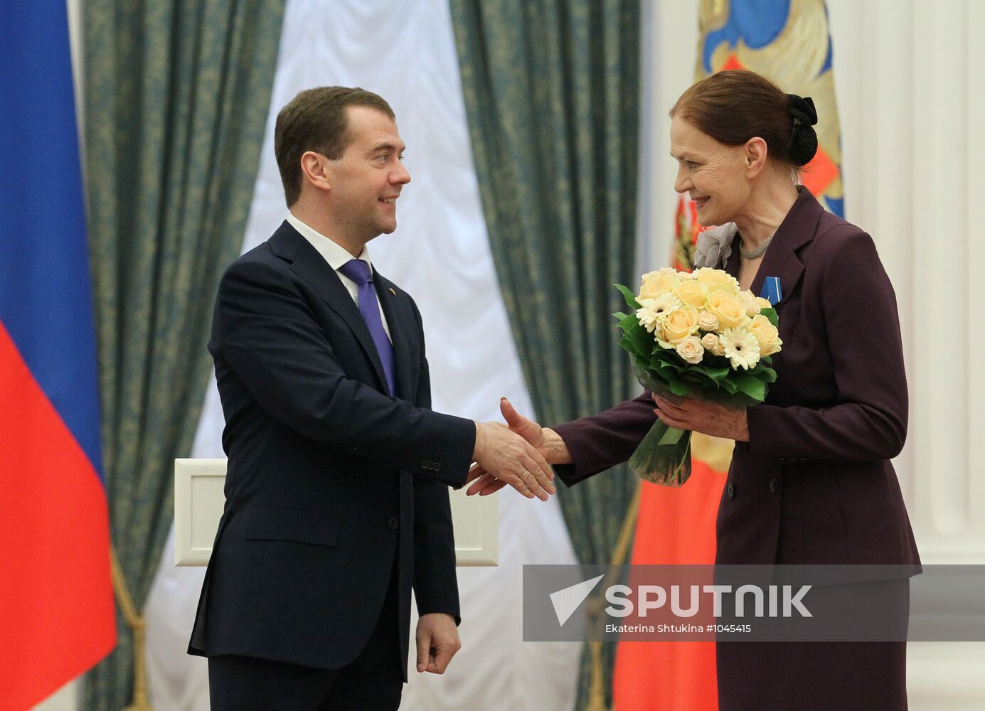 Dmitry Medvedev presents state awards in Kremlin