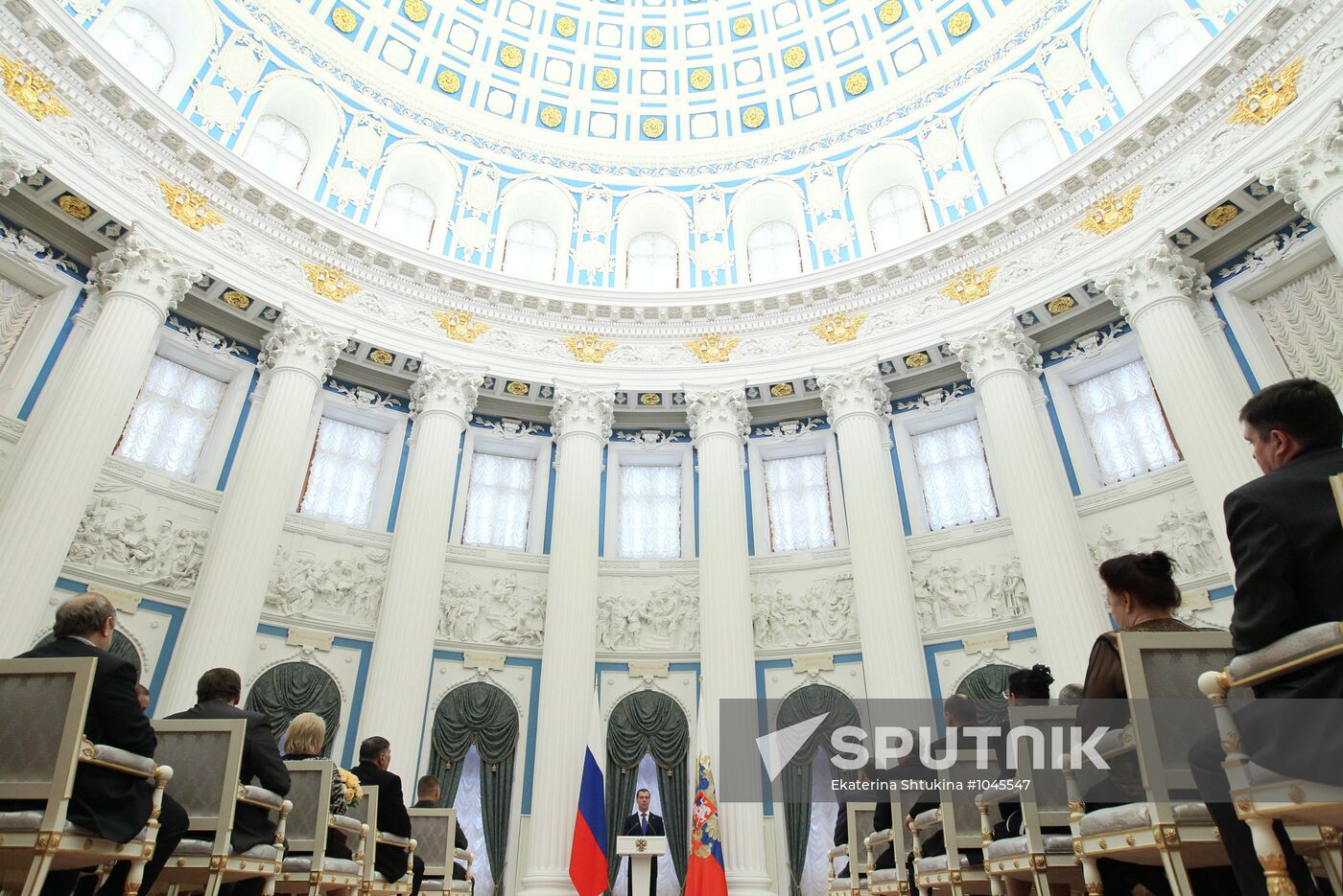 Dmitry Medvedev presents state awards in Kremlin