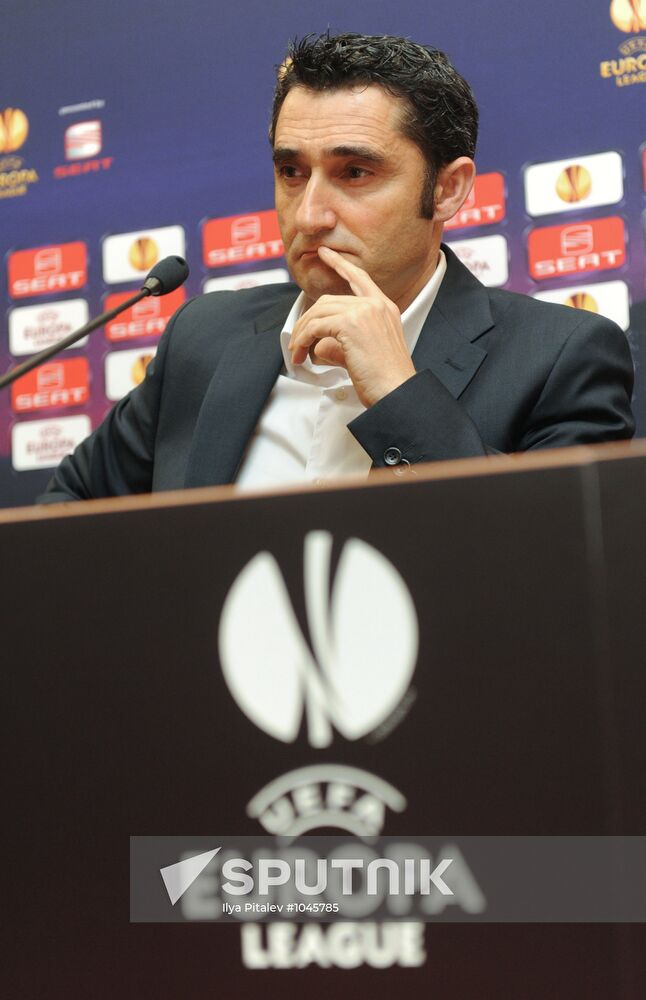 UEFA Europa League. Olympiacos Piraeus holds press conference